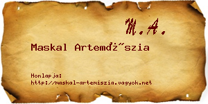 Maskal Artemíszia névjegykártya